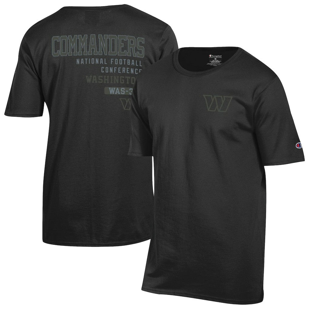 Washington Commanders Champion Tonal Logo T-Shirt Black