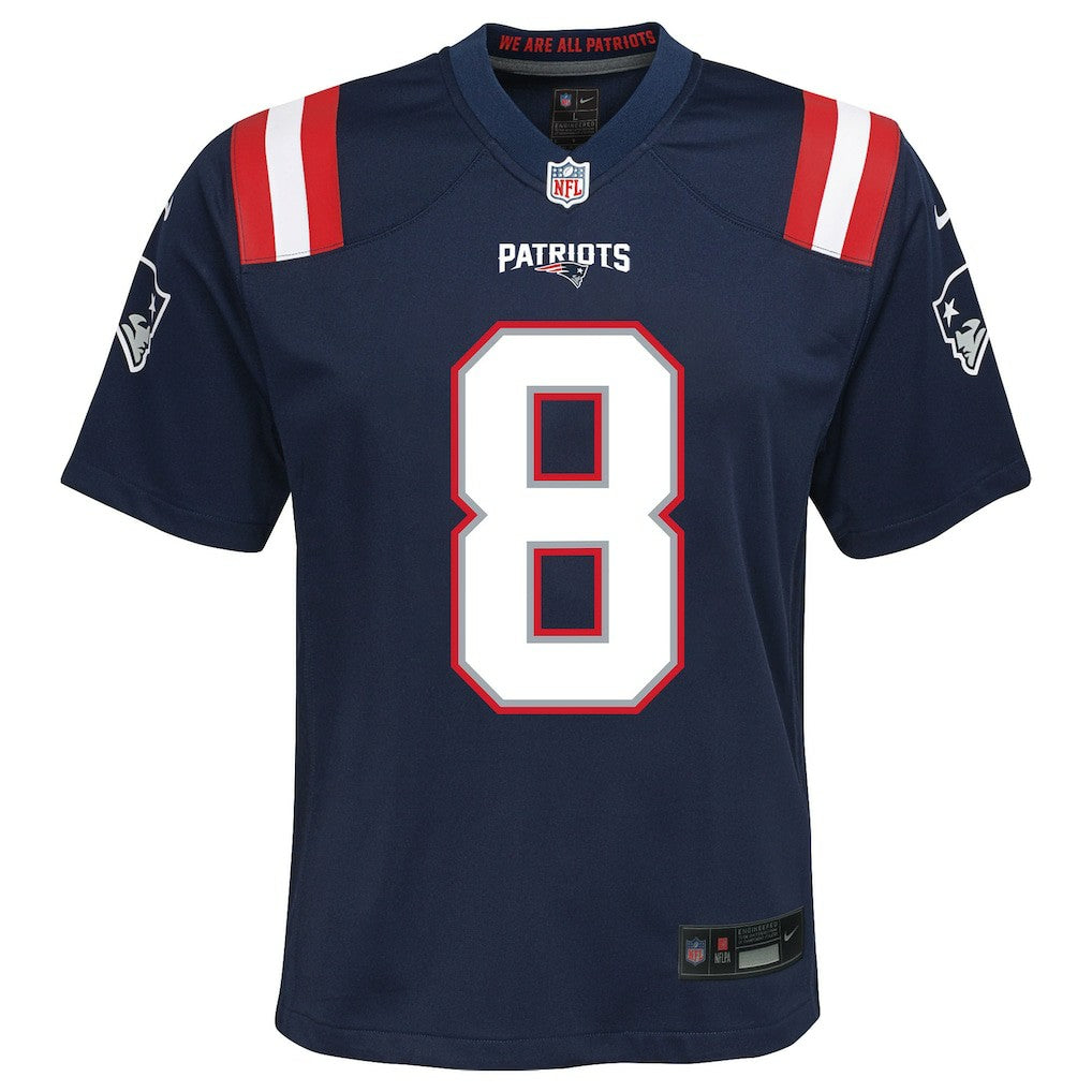 Nike Stefon Diggs New England Patriots Youth Team Game Jersey Navy