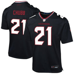 Nike Nick Chubb Houston Texans Youth Team Game Jersey Navy