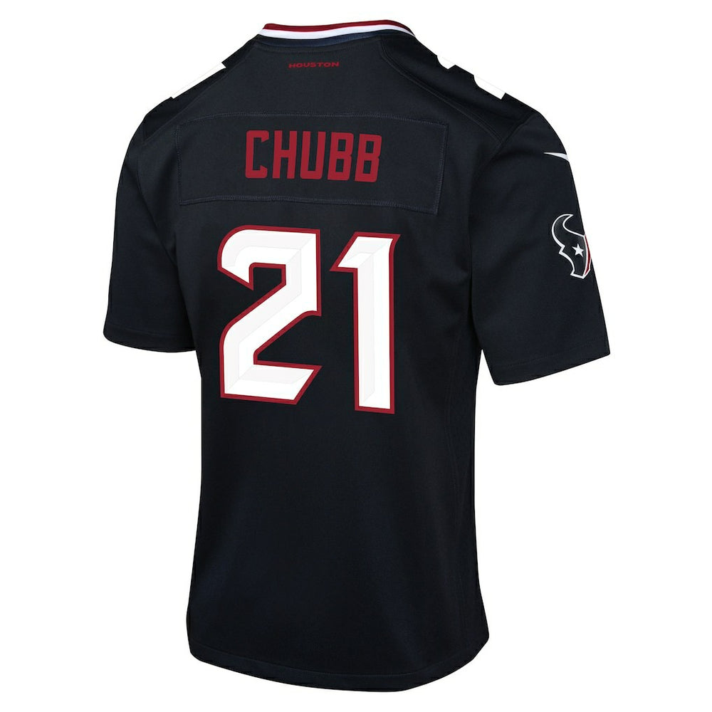 Nike Nick Chubb Houston Texans Youth Team Game Jersey Navy