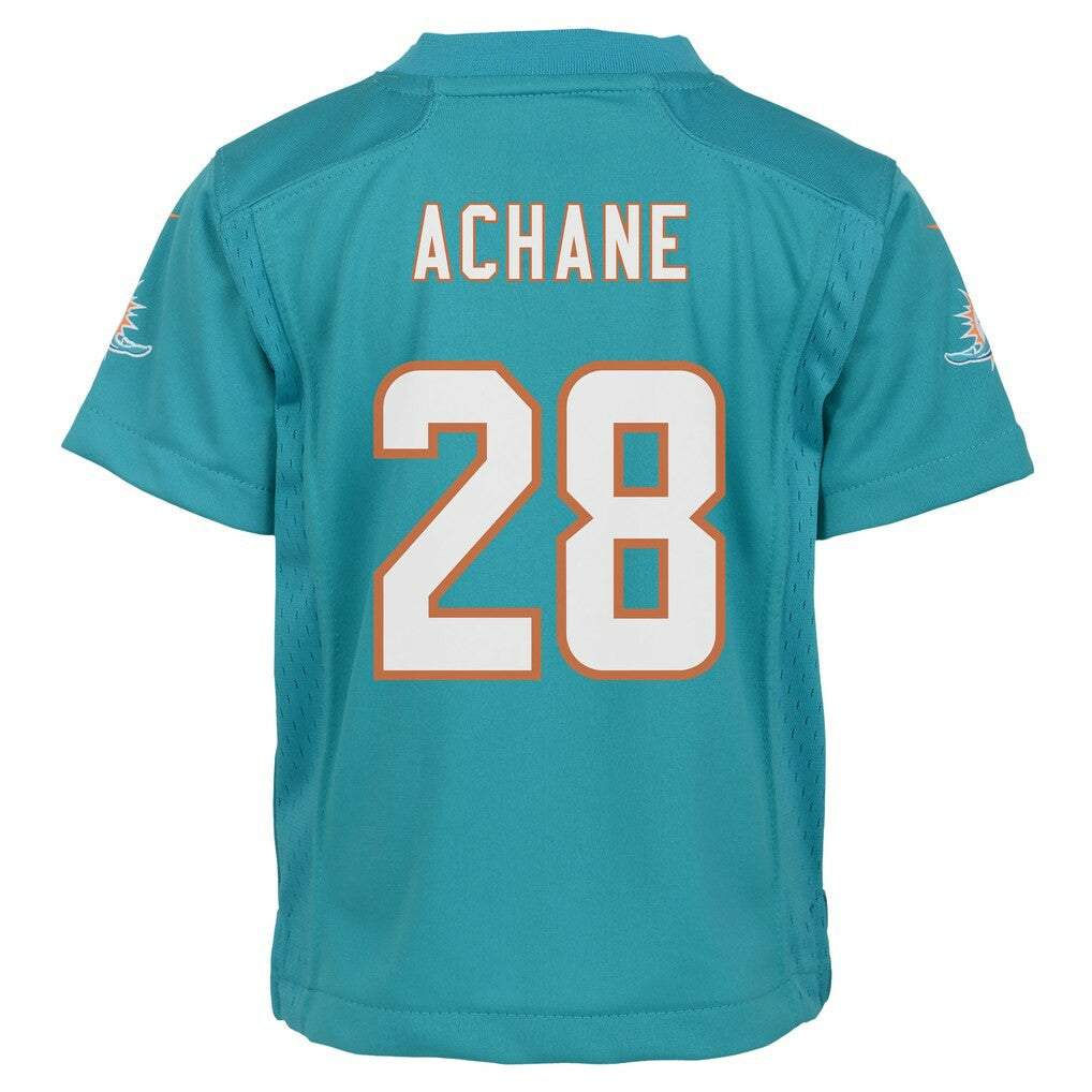 Nike De’Von Achane Miami Dolphins Preschool Team Game Jersey Aqua