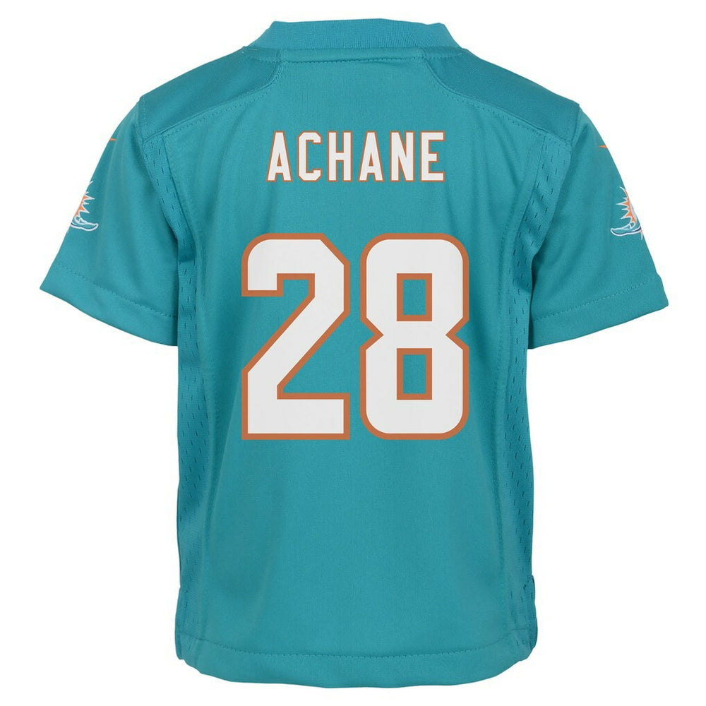 Nike De’Von Achane Miami Dolphins Preschool Team Game Jersey Aqua