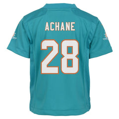 Nike De’Von Achane Miami Dolphins Preschool Team Game Jersey Aqua