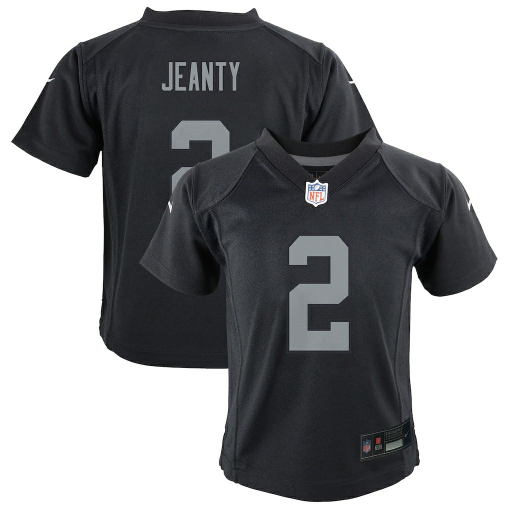 Nike Ashton Jeanty Las Vegas Raiders Preschool Team Player Game Jersey Black
