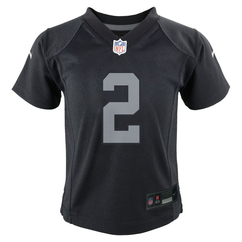 Nike Ashton Jeanty Las Vegas Raiders Preschool Team Player Game Jersey Black