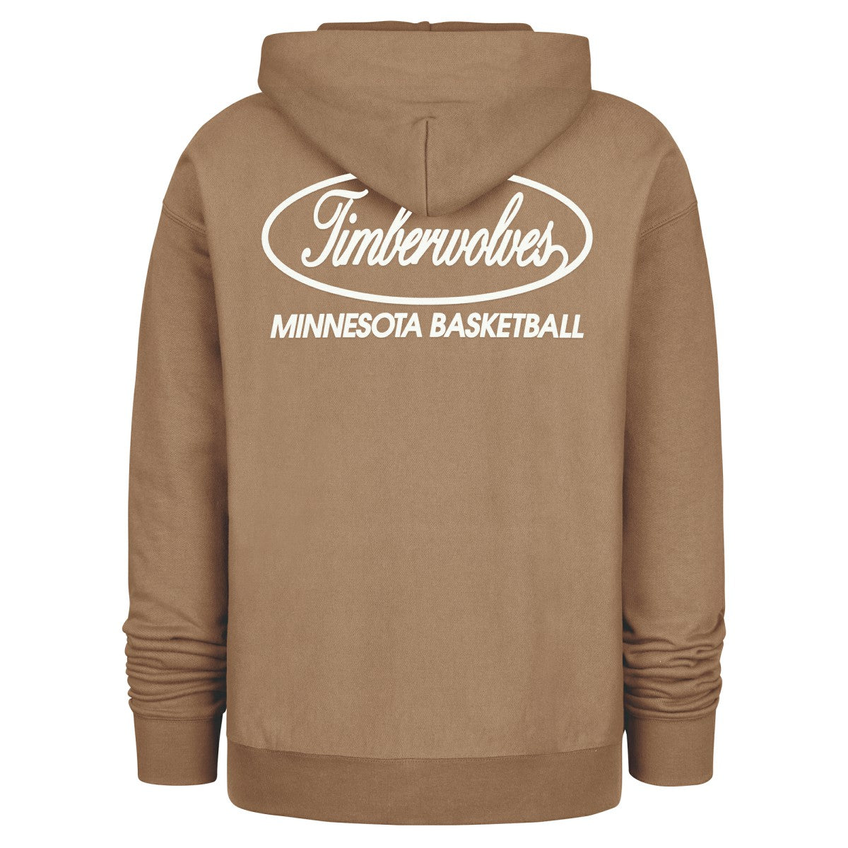 Minnesota Timberwolves '47 Triple Double Foundation Premium Hoodie Sweatshirt Khaki | 47 brand outlet