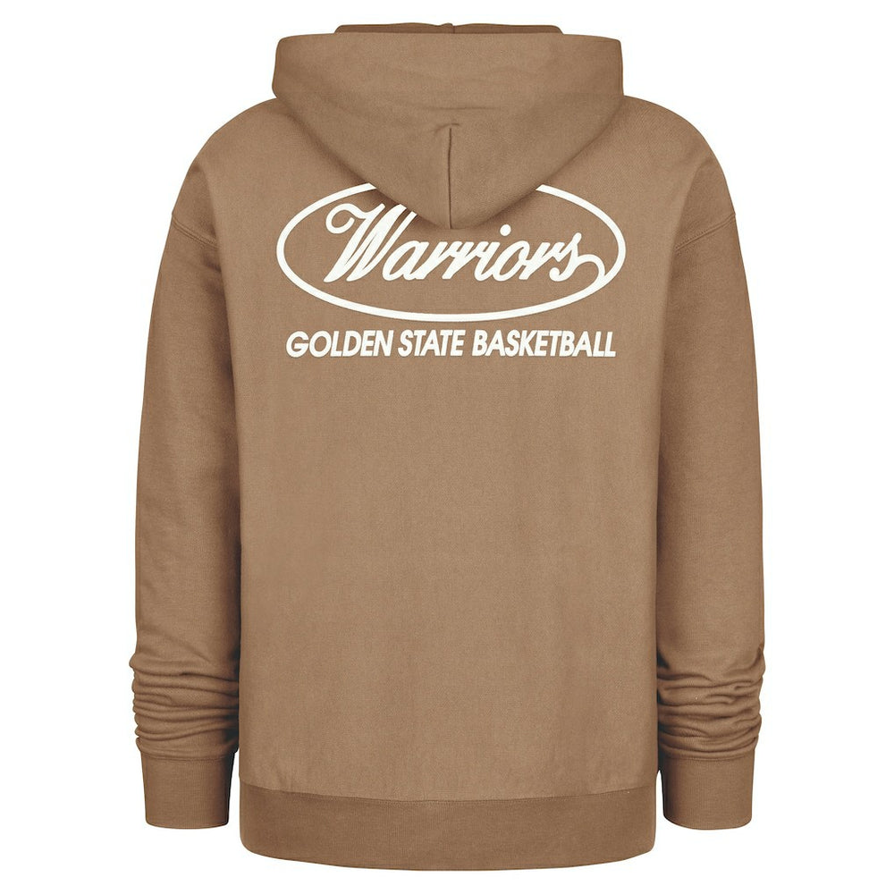 Golden State Warriors '47 Triple Double Foundation Premium Hoodie Sweatshirt for sale Khaki | 47 brand discount