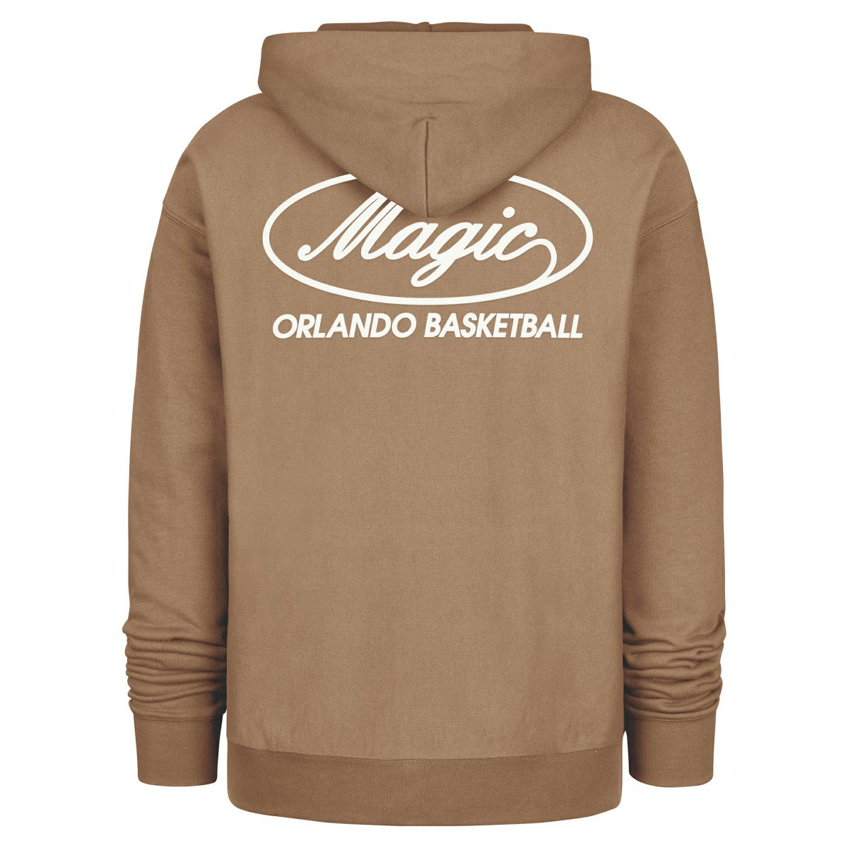 Orlando Magic '47 Triple Double Foundation Premium Hoodie Sweatshirt Khaki | 47 brand for sale