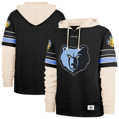 Memphis Grizzlies '47 Split Zone Cornerback Duo Hoodie Black | 47 brand discount
