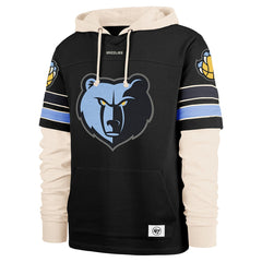 Memphis Grizzlies '47 Split Zone Cornerback Duo Hoodie Black | 47 brand discount