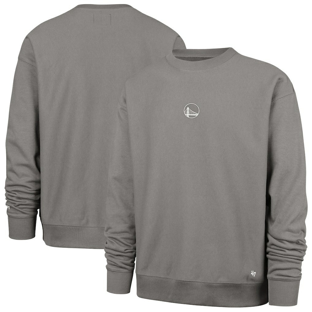 Golden State Warriors '47 Offside Foundation Crew Neck Sweatshirt for sale Gray | 47 brand Near Me
