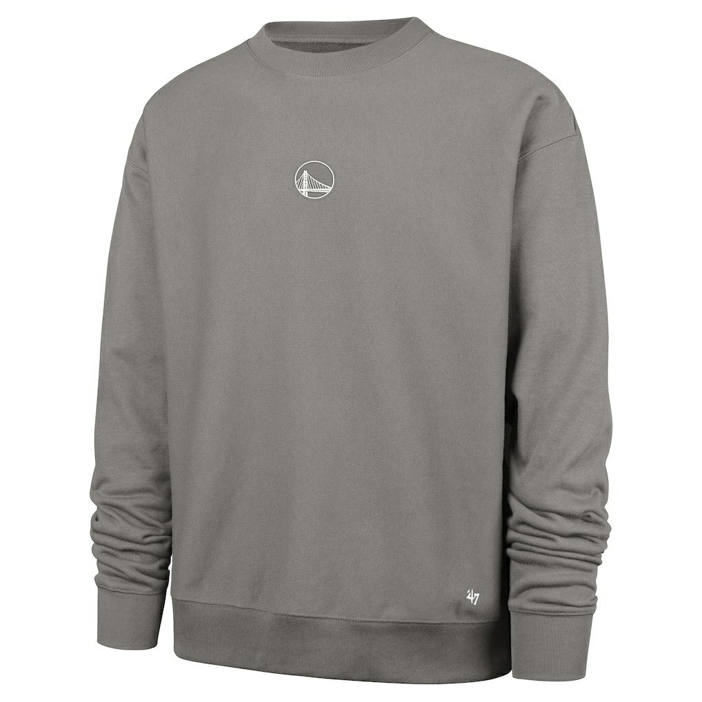 Golden State Warriors '47 Offside Foundation Crew Neck Sweatshirt for sale Gray | 47 brand Near Me