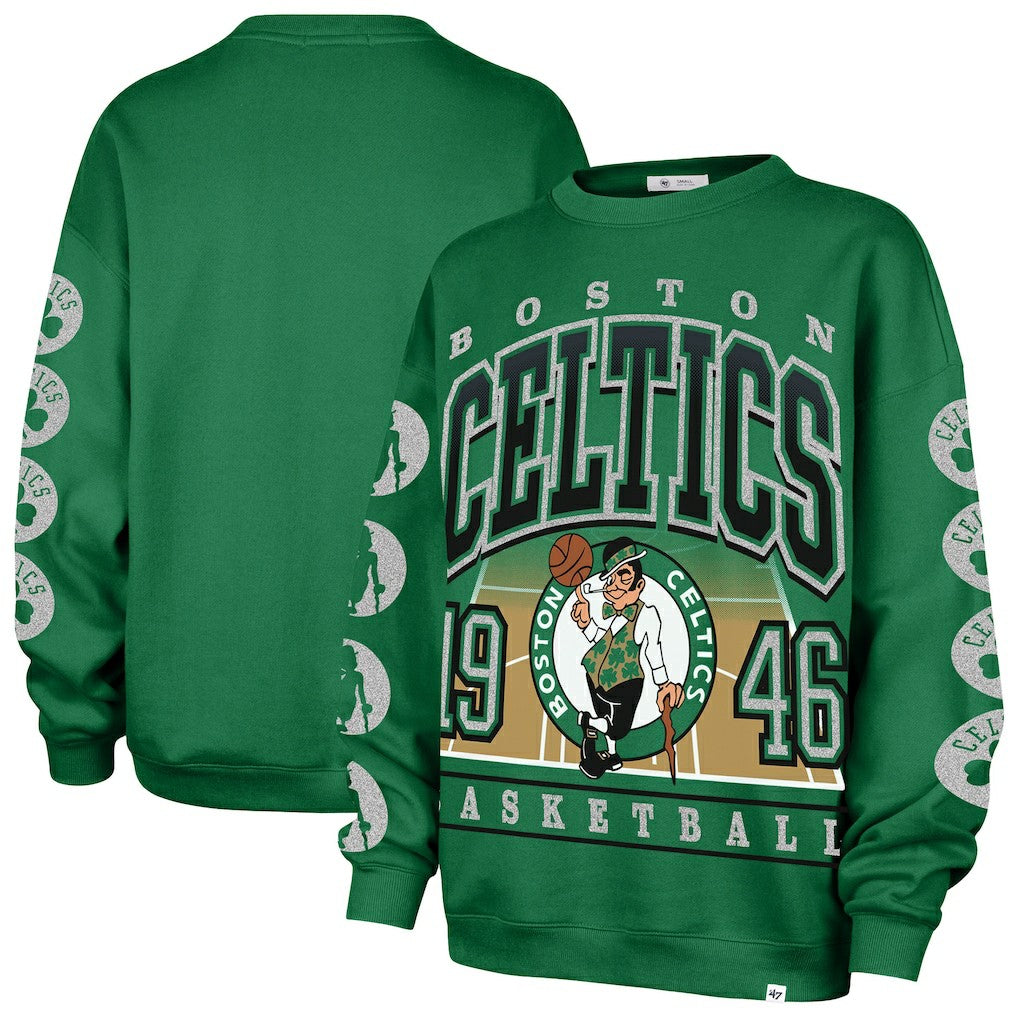 Boston Celtics '47 Women's Go Big Oversized Sweatshirt Kelly Green | 47 brand discount