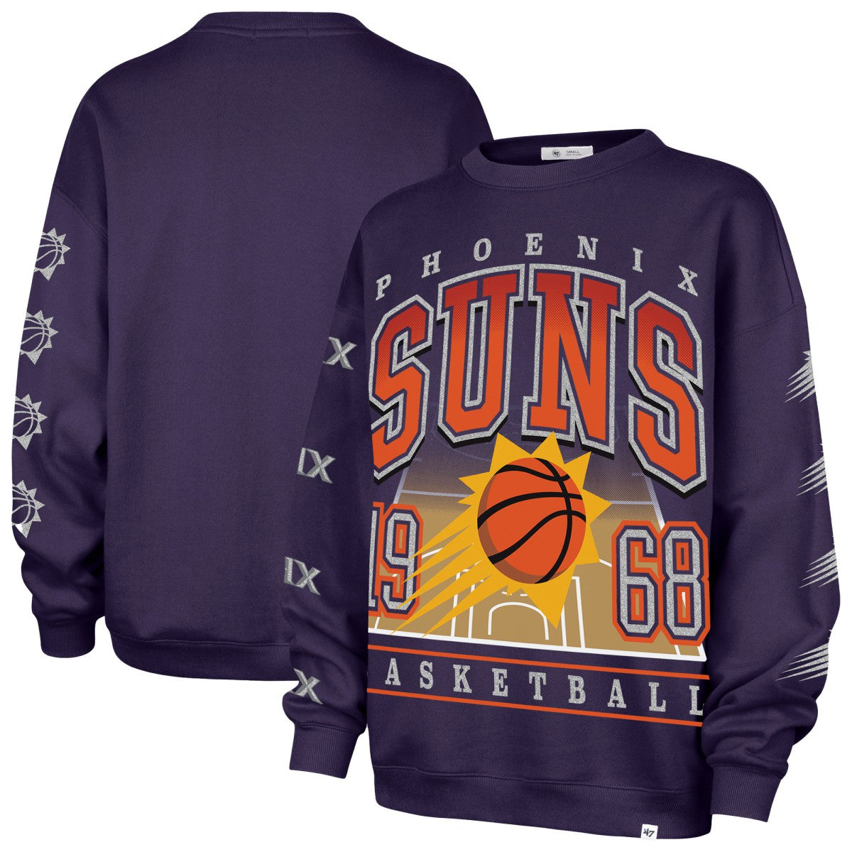 Phoenix Suns '47 Women's Go Big Oversized Sweatshirt Purple | 47 brand online