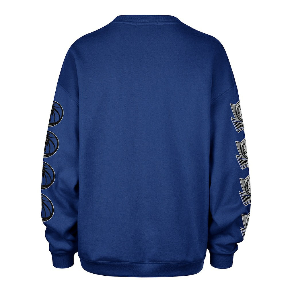 Dallas Mavericks '47 Women's Go Big Oversized Sweatshirt for sale Blue | 47 brand outlet