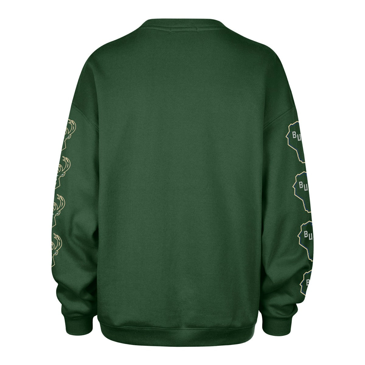 Milwaukee Bucks '47 Women's Go Big Oversized Sweatshirt Hunter Green | 47 brand US
