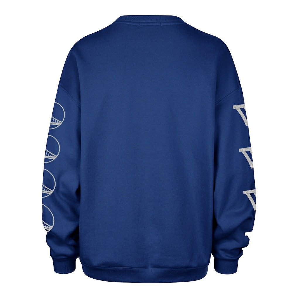 Golden State Warriors '47 Women's Go Big Oversized Sweatshirt for sale Royal | 47 brand US