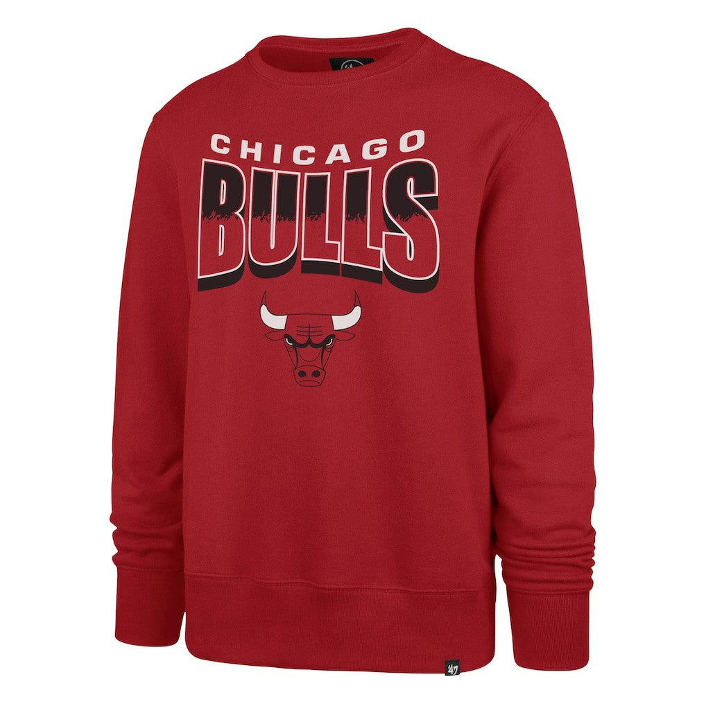 Chicago Bulls '47 Unisex Brush By Headline Crewneck Sweatshirt Red | 47 brand discount