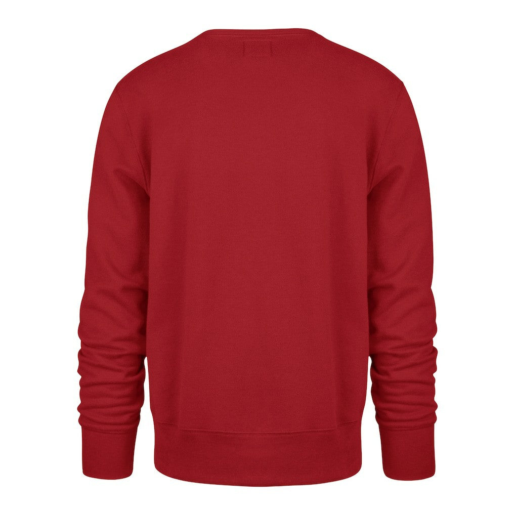 Atlanta Hawks '47 Unisex Brush By Headline Crewneck Sweatshirt Red | 47 brand Lifestyle