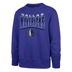 Dallas Mavericks '47 Unisex Brush By Headline Crewneck Sweatshirt for sale Blue | 47 brand Lifestyle