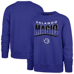Orlando Magic '47 Unisex Brush By Headline Crewneck Sweatshirt Blue | 47 brand Near Me