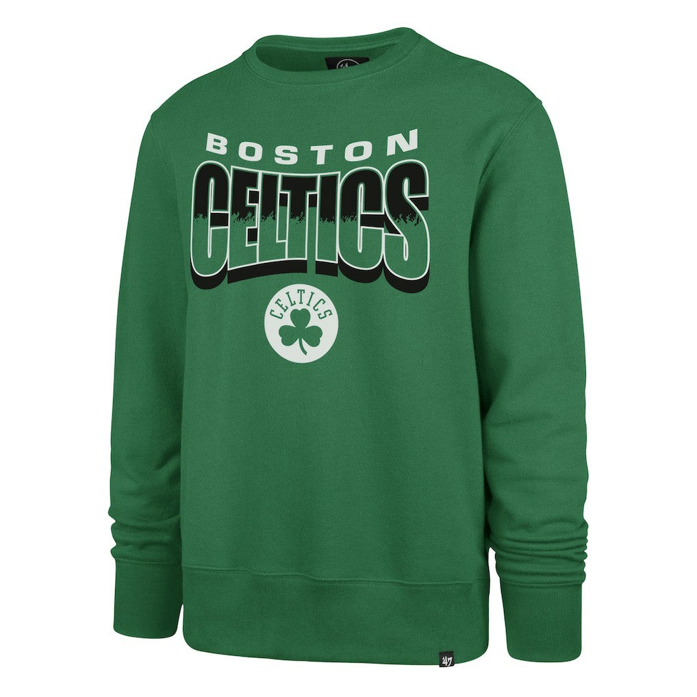 Boston Celtics '47 Unisex Brush By Headline Crewneck Sweatshirt Kelly Green | 47 brand US