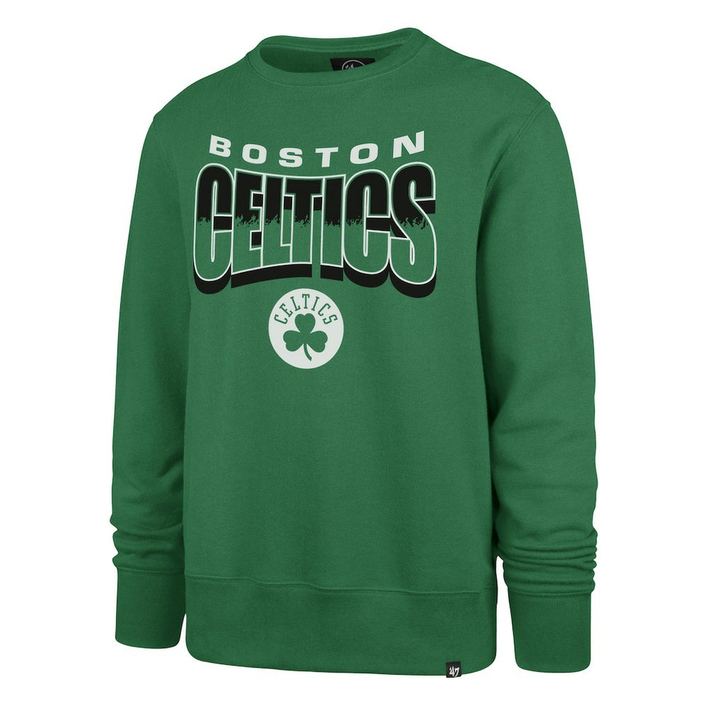 Boston Celtics '47 Unisex Brush By Headline Crewneck Sweatshirt Kelly Green | 47 brand US