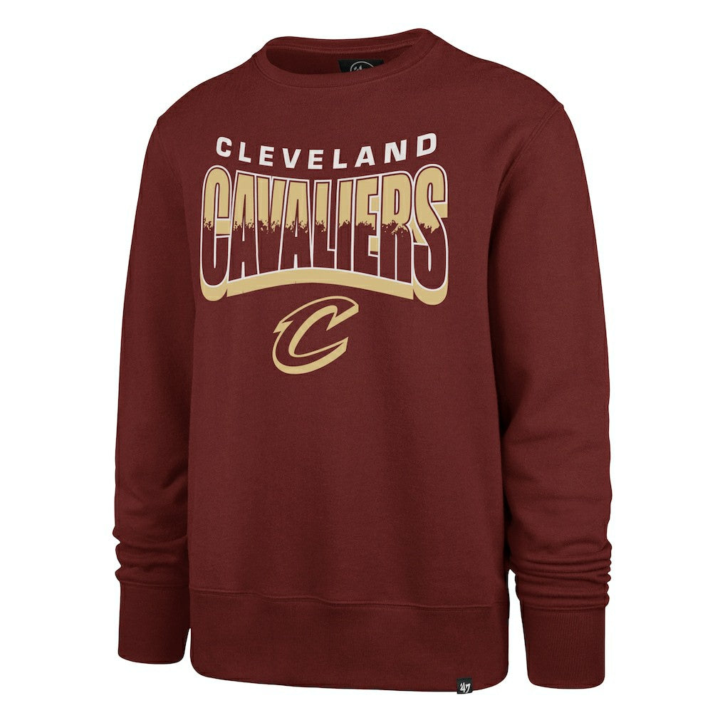 Cleveland Cavaliers '47 Unisex Brush By Headline Crewneck Sweatshirt for sale Wine | 47 brand