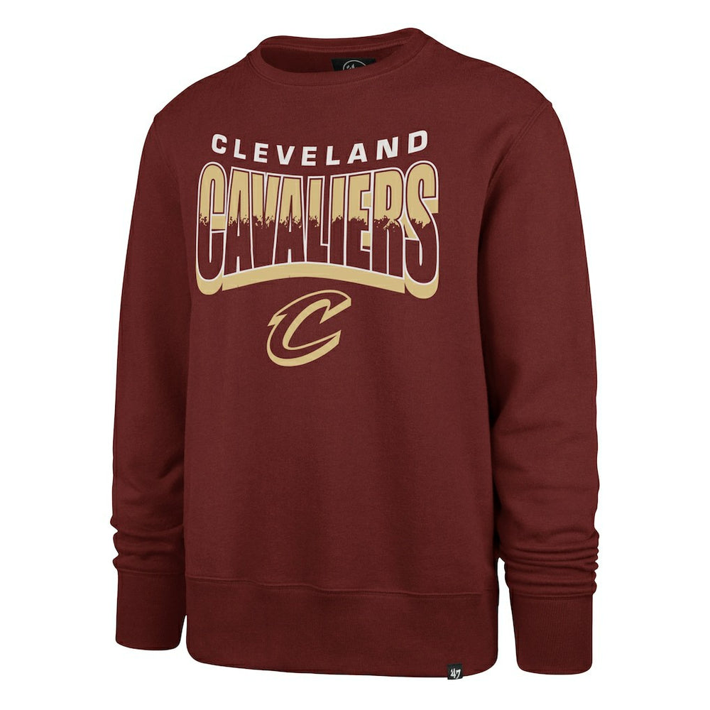 Cleveland Cavaliers '47 Unisex Brush By Headline Crewneck Sweatshirt for sale Wine | 47 brand