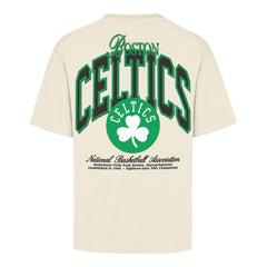 Boston Celtics '47 Unisex Crossover Collection Foundation Pocket T-Shirt Cream | 47 brand Lifestyle