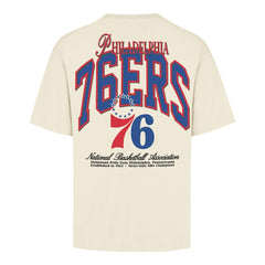 Philadelphia 76ers '47 Unisex Crossover Collection Foundation Pocket T-Shirt Cream | 47 brand online