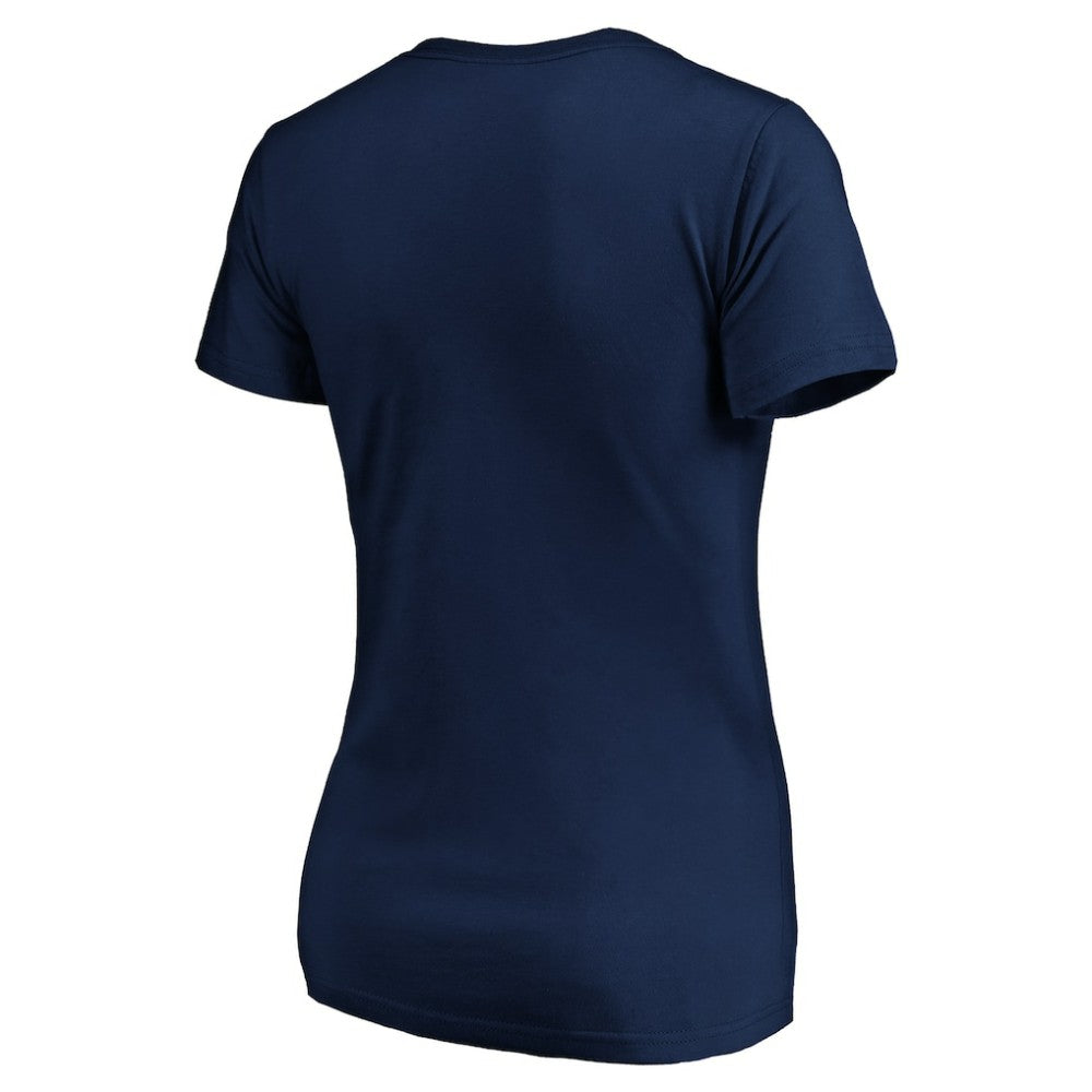 Houston Astros Profile Women's Plus Size Wordmark V-Neck T-Shirt - Navy - MLB Online