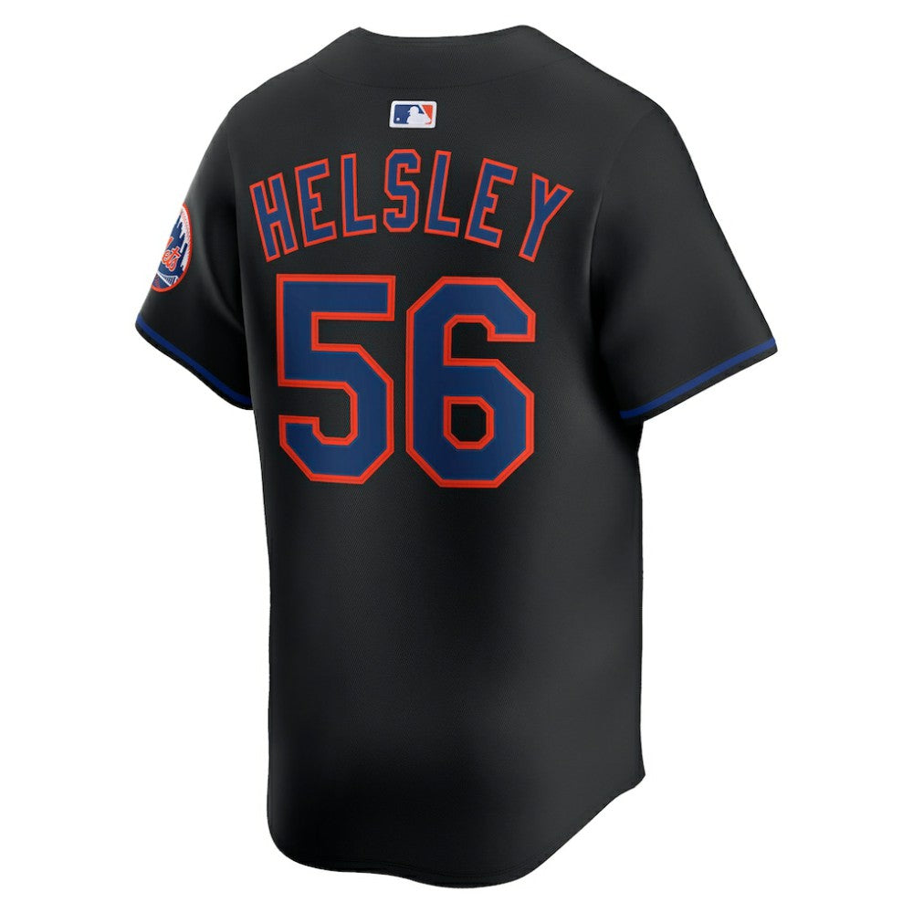 Ryan Helsley New York Mets Nike Alternate Limited Player Jersey - Black - Nike Discount
