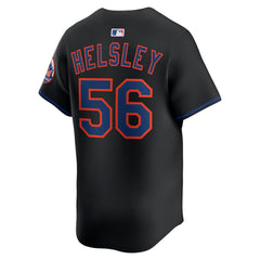 Ryan Helsley New York Mets Nike Alternate Limited Player Jersey - Black - Nike Discount