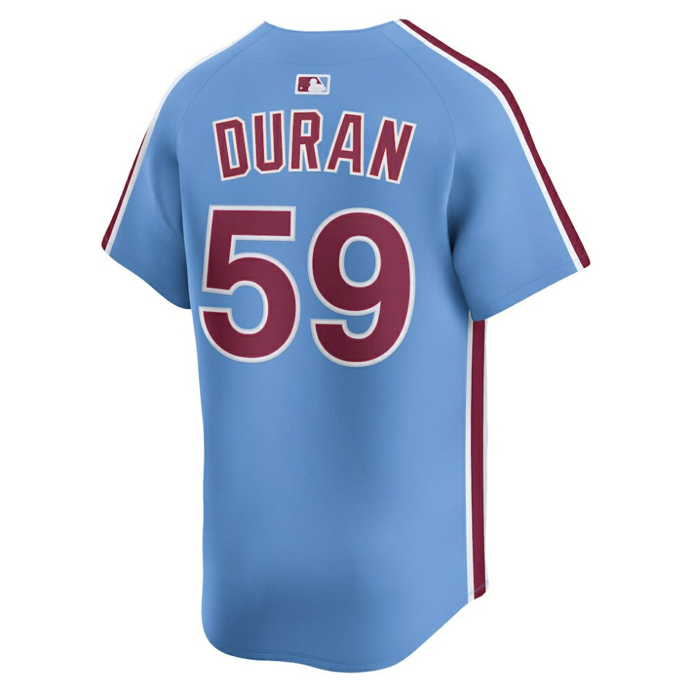 Jhoan Duran Philadelphia Phillies Nike Alternate Limited Player Jersey - Light Blue - Nike Lifestyle