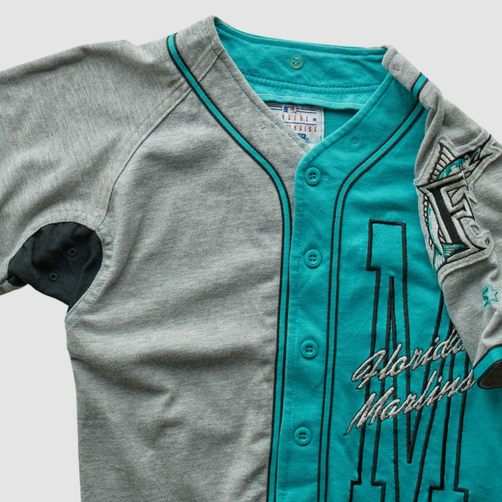 Miami Marlins Starter 90s Full Button Top - Teal - XVintage - Fanatics Online