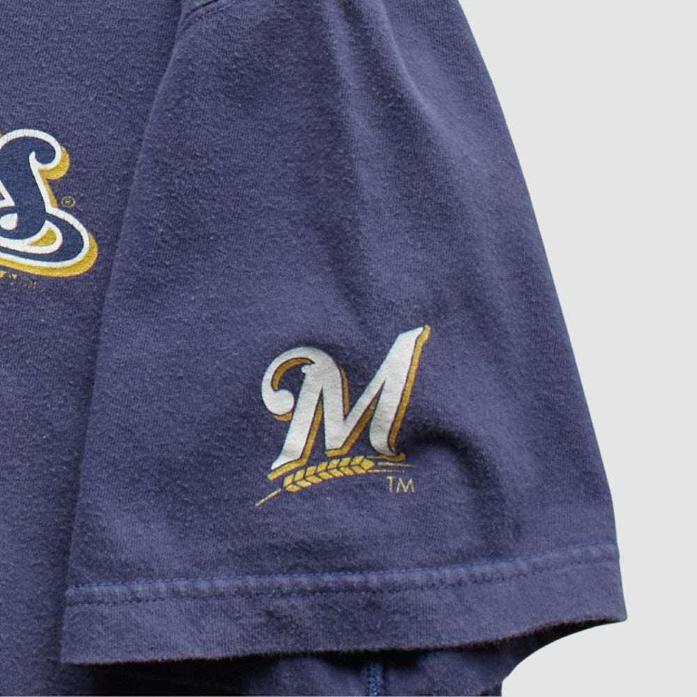 Milwaukee Brewers Nike 2004 T-Shirt - Navy - Vintage - Nike Online