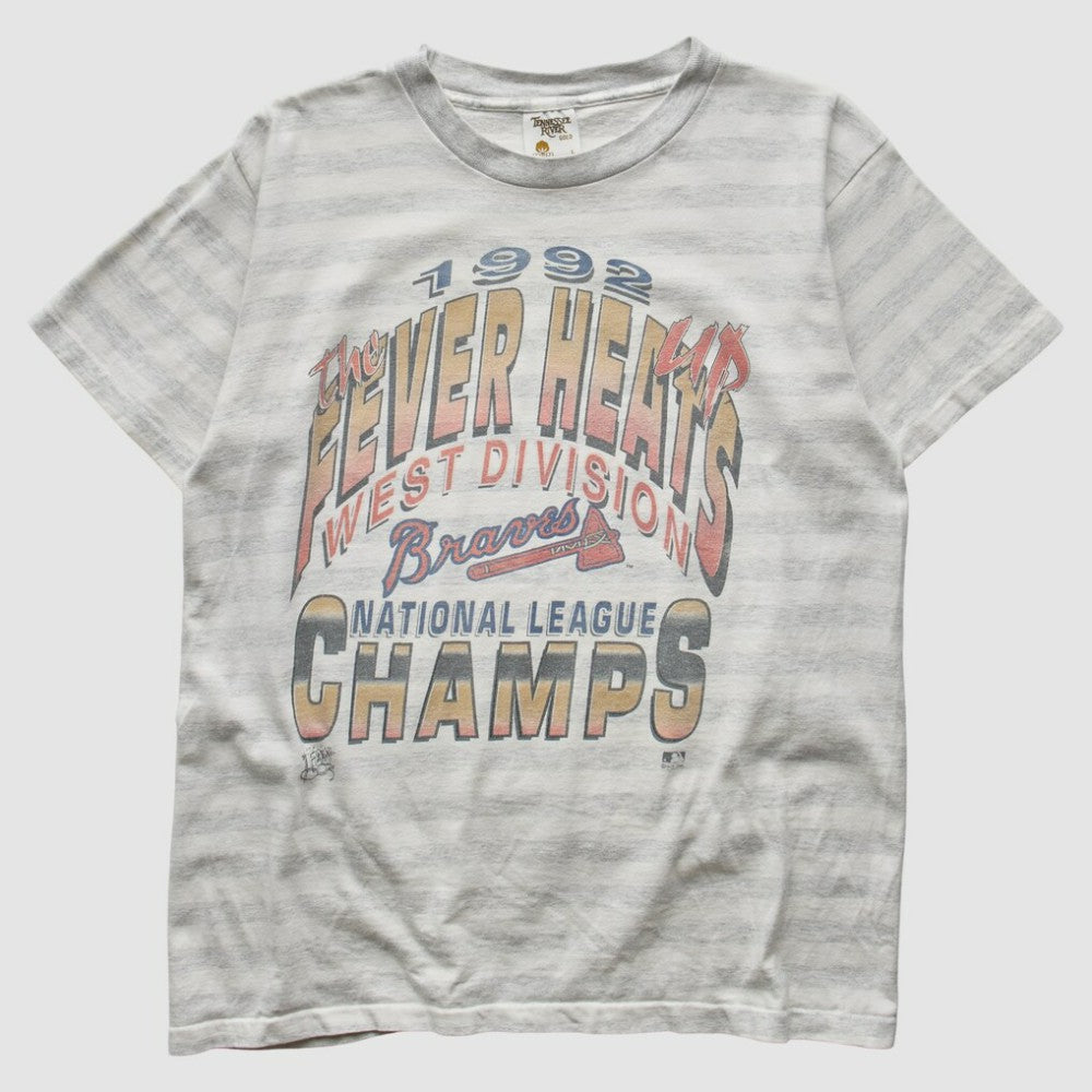 Atlanta Braves 1992 T-Shirt - Gray - Vintage - Fanatics Lifestyle