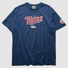 Minnesota Twins Nike 2006 T-Shirt - Blue - 2XVintage - Nike on Sale