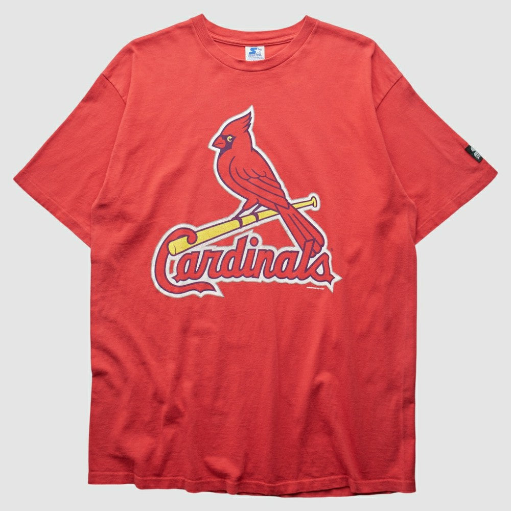St. Louis Cardinals Starter 1997 T-Shirt - Red - Vintage - Fanatics Discount