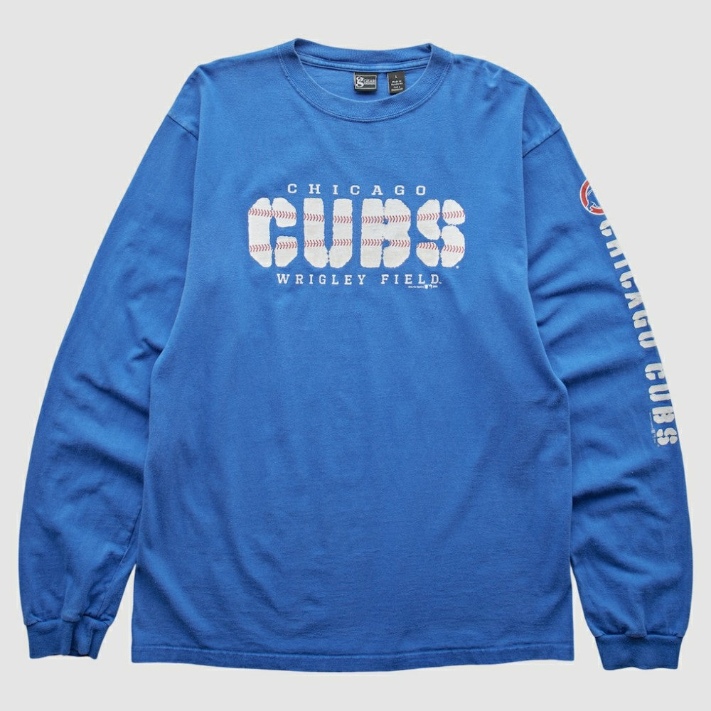 Chicago Cubs Gear 2008 Pullover Sweatshirt - Blue - Vintage - Fanatics Discount