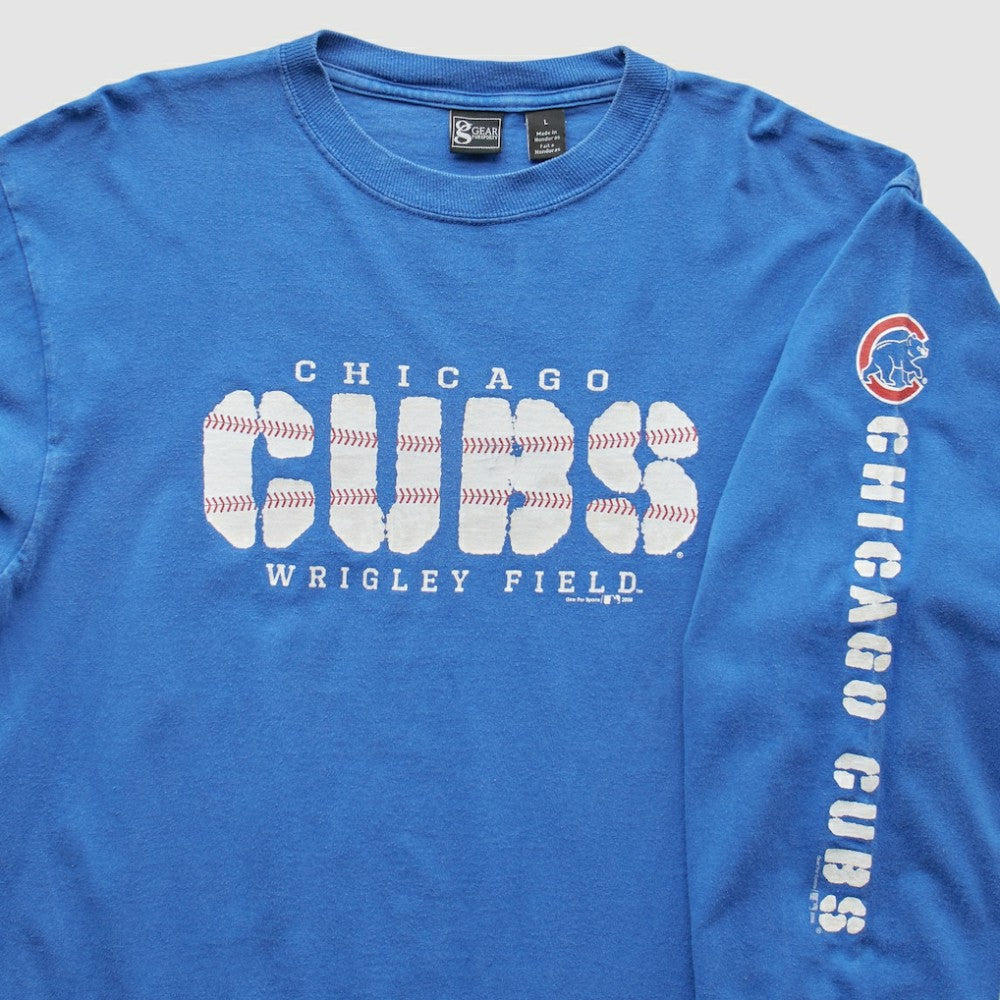Chicago Cubs Gear 2008 Pullover Sweatshirt - Blue - Vintage - Fanatics Discount