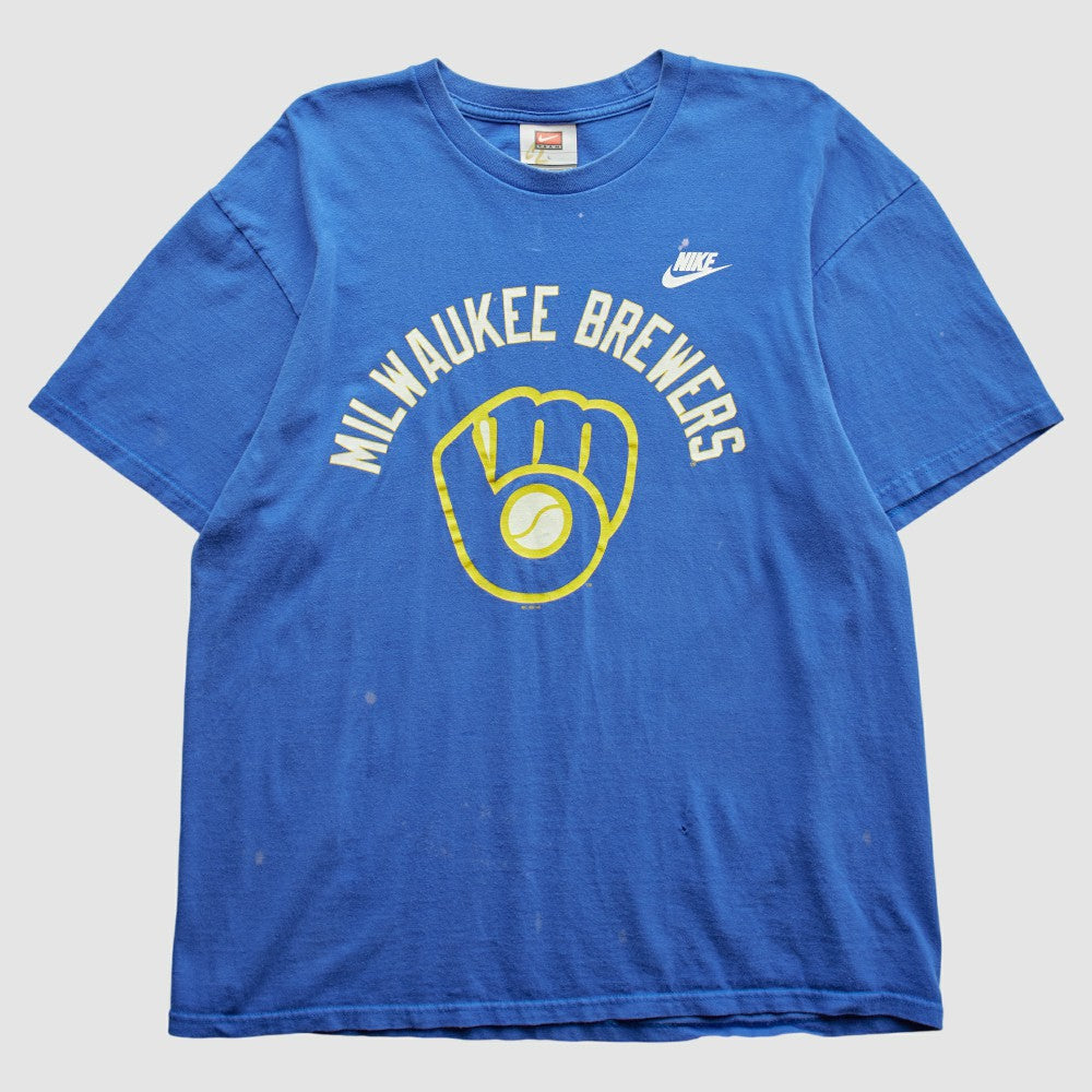Milwaukee Brewers Nike 2000s T-Shirt - Blue - Vintage - Nike Lifestyle