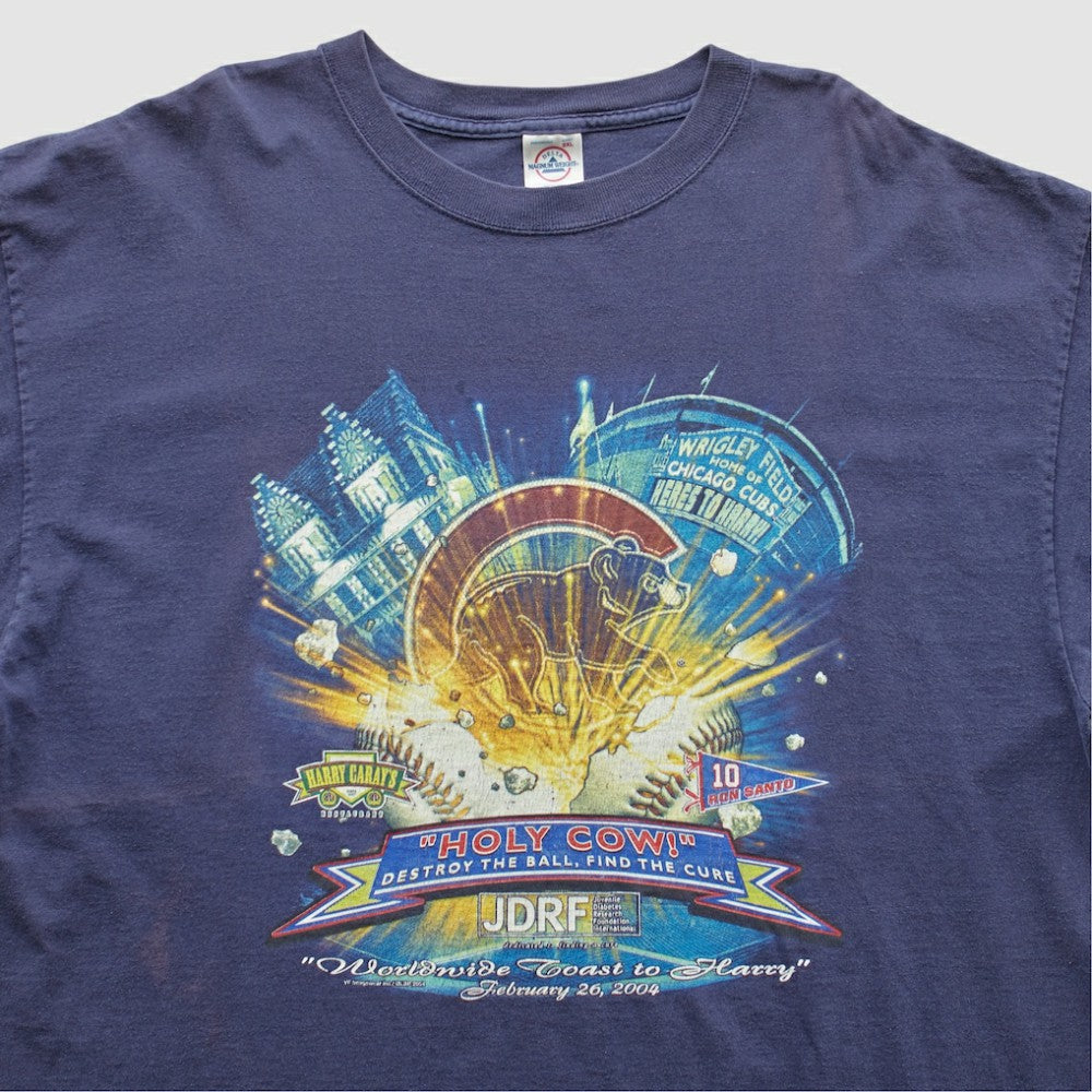 Chicago Cubs 2004 T-Shirt - Navy - 2XVintage - Fanatics Sale