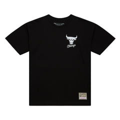 Chicago Bulls Hardwood Classics Overlap T-Shirt for sale Black | Mitchell & Ness outlet