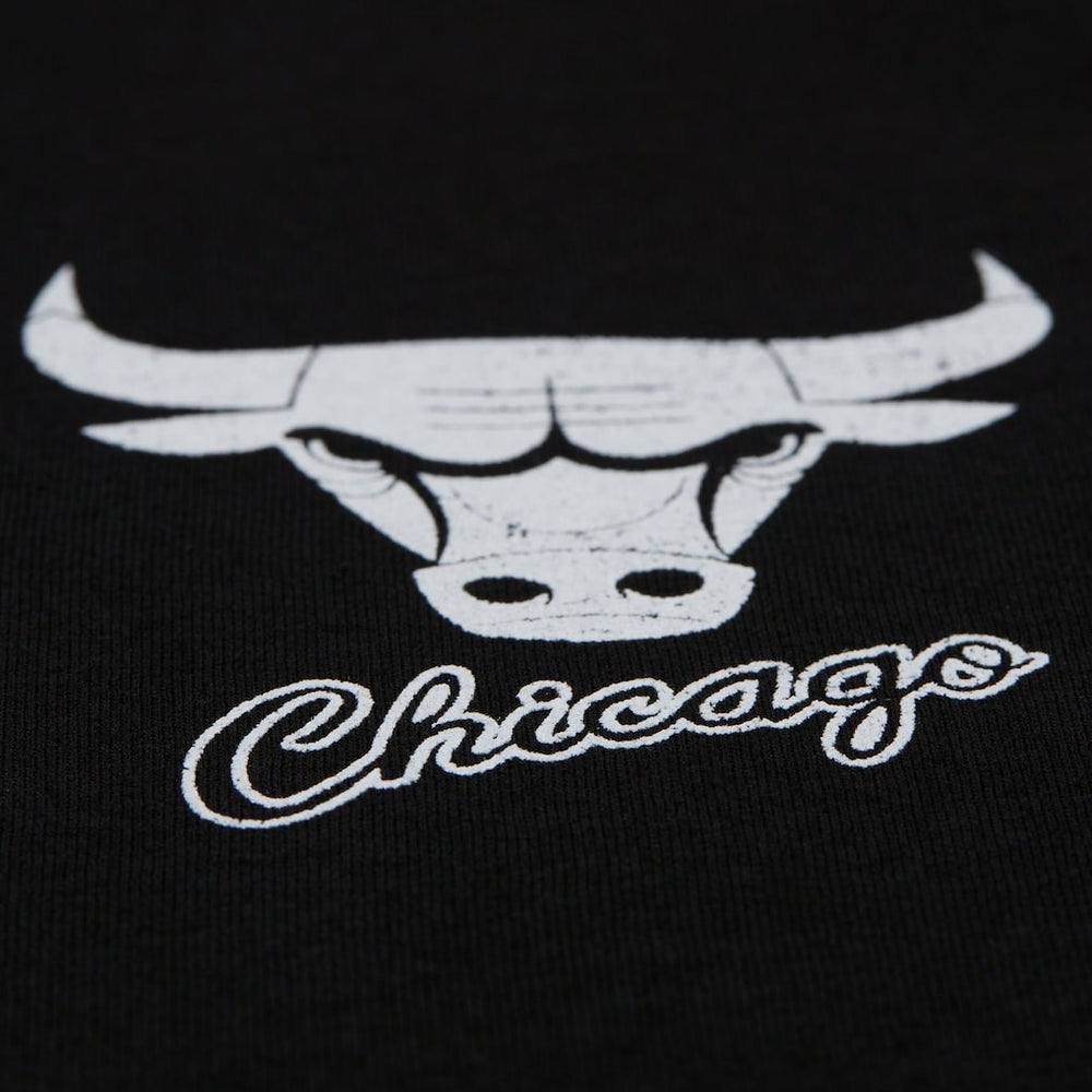 Chicago Bulls Hardwood Classics Overlap T-Shirt for sale Black | Mitchell & Ness outlet