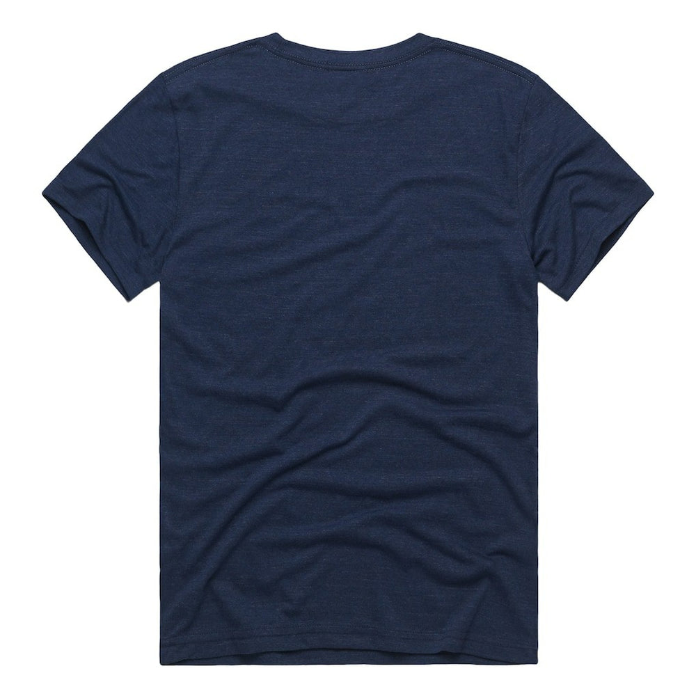 Emmitt Smith Dallas Cowboys Homage Unisex NFL Topps Trading Card Tri-Blend T-Shirt Navy