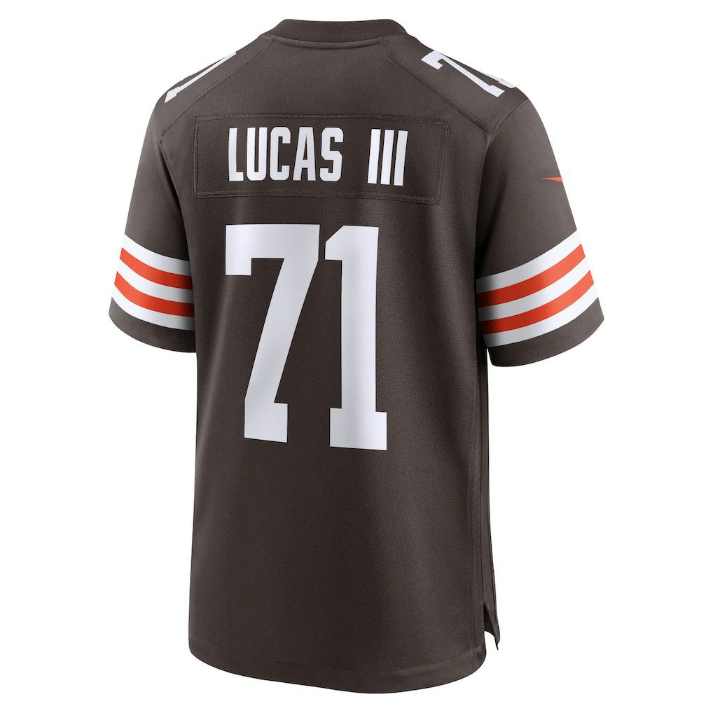 Nike Cornelius Lucas Cleveland Browns Team Game Jersey Brown