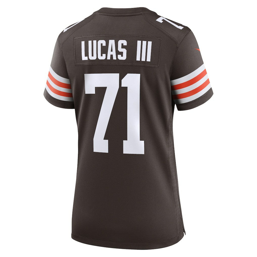 Nike Cornelius Lucas Cleveland Browns Women's Team Game Jersey Brown