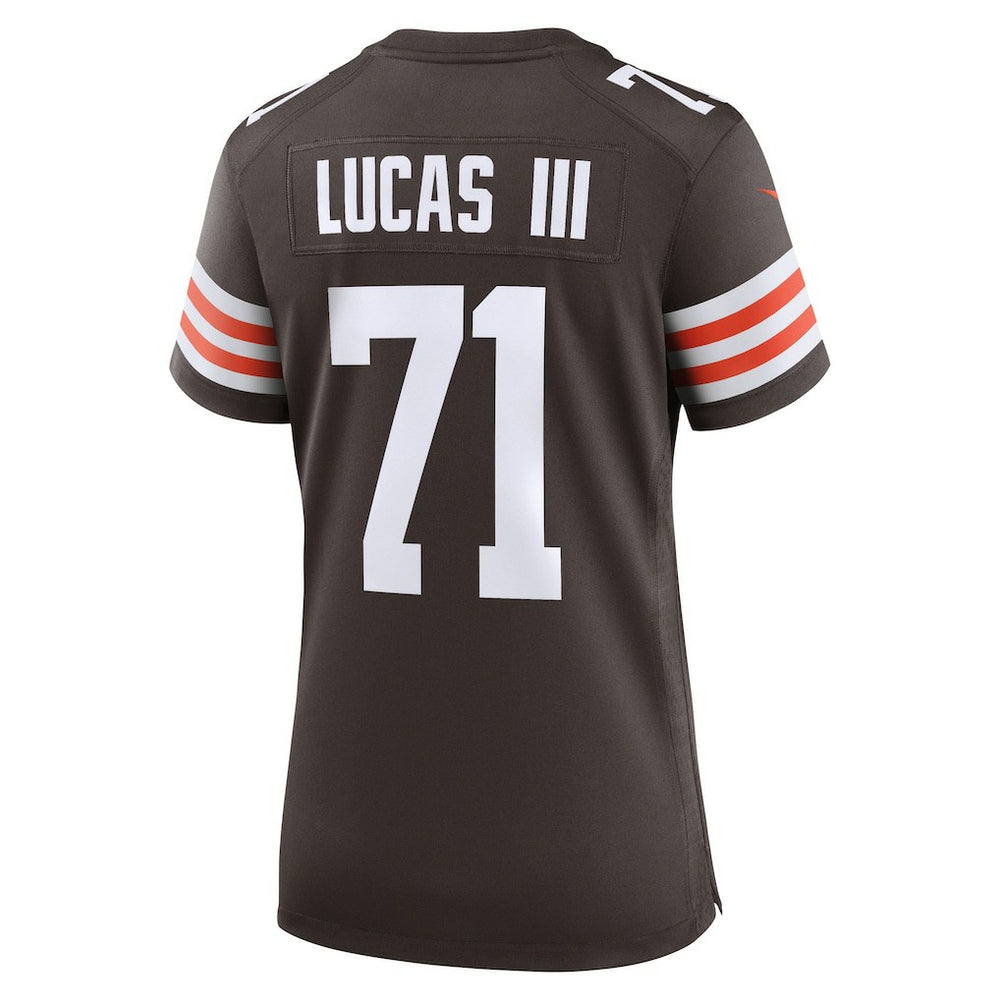 Nike Cornelius Lucas Cleveland Browns Women's Team Game Jersey Brown